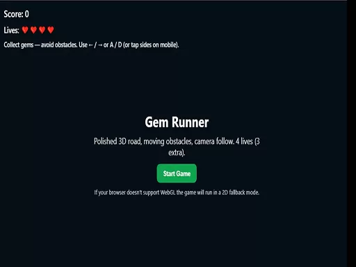 Gem Runner