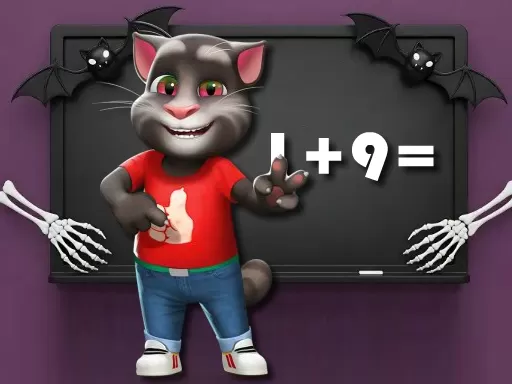 Halloween Tom Math Challenge