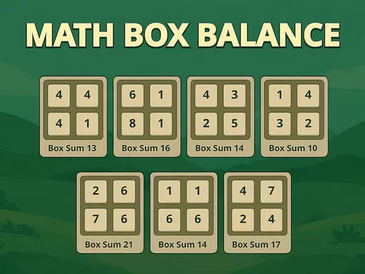 Math Box Balance