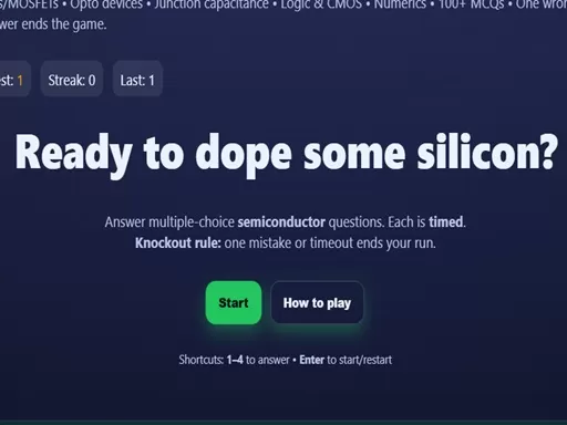 Physics: Semiconductos Quiz