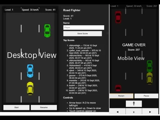 Road Fighter &ndash; Endless Car Racing