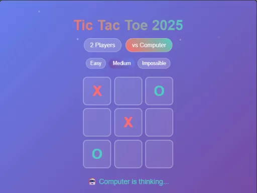 Tic Tac Toe 2025